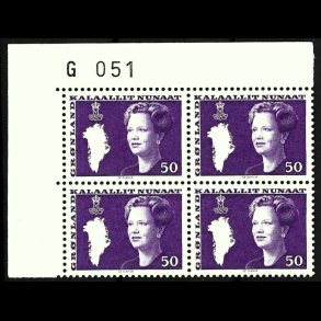 Gr�nland marginalblok postfrisk G 051