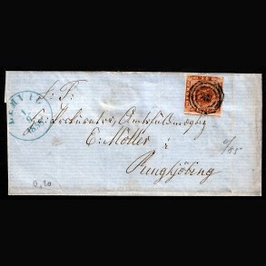 Danmark skillingsbrev AFA 7 uden indhold se billeder