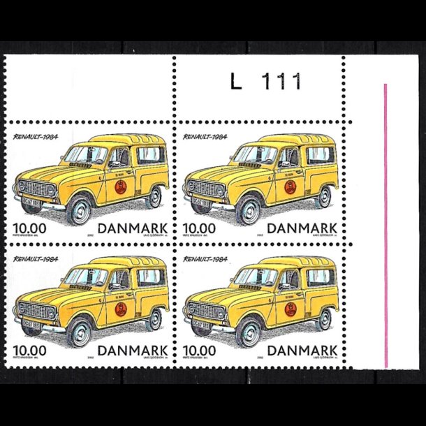 Danmark postfrisk marginalblok L1111