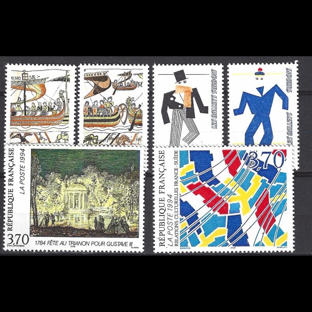 Frankrig postfrisk AFA 3117-3122