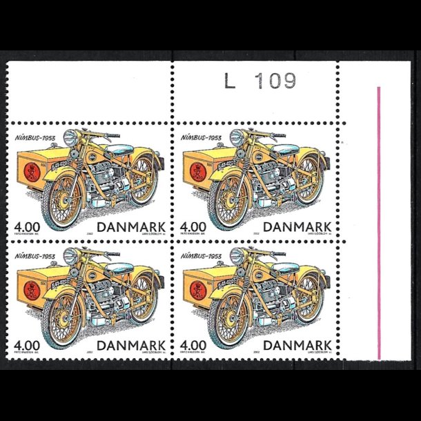 Danmark postfrisk marginalblok L1109