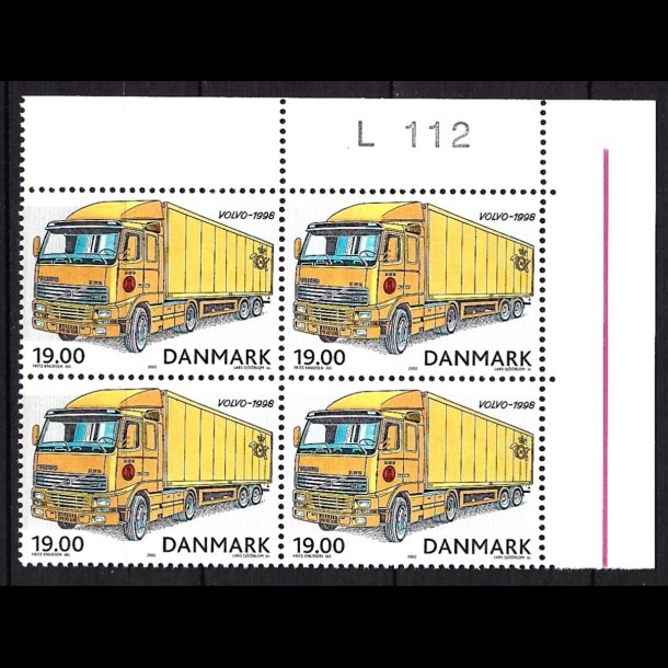 Danmark postfrisk marginalblok L1112