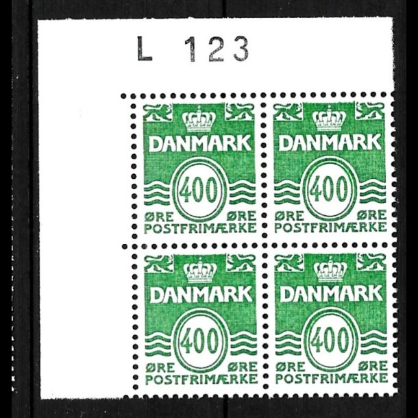 Danmark postfrisk marginalblok L1123