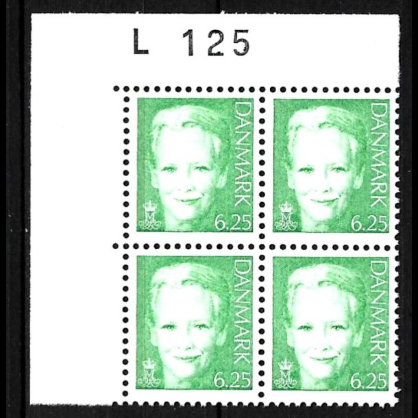 Danmark postfrisk marginalblok L1125