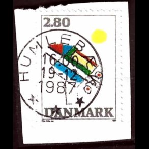 Brevklip m/bystempel Humleb�k - 513