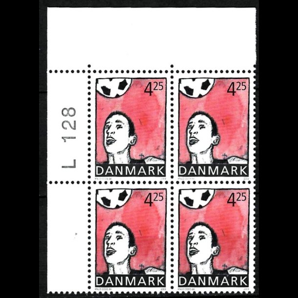 Danmark postfrisk marginalblok L1128