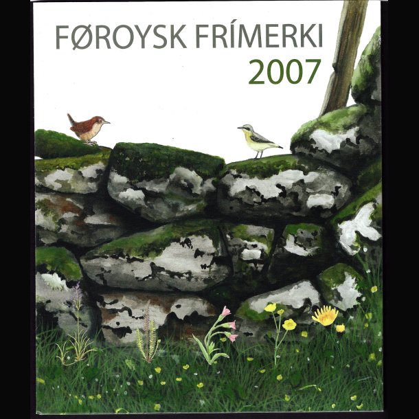 Frerne rsmappe 2007 postfrisk