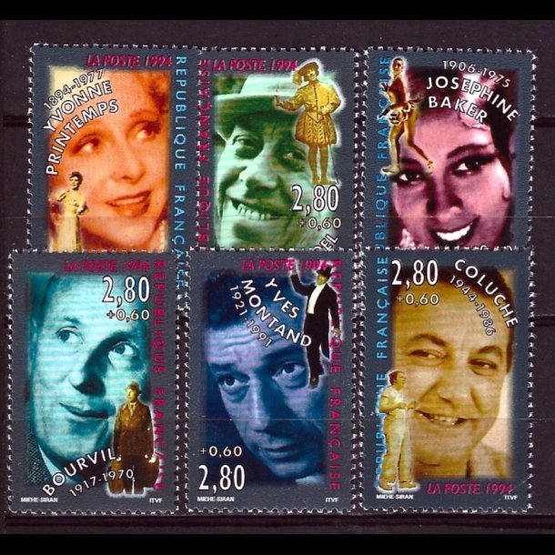 Frankrig postfrisk AFA 3150-3155