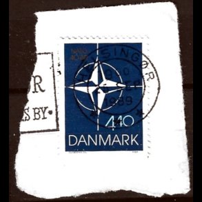 Brevklip m/bystempel Helsing�r - 523