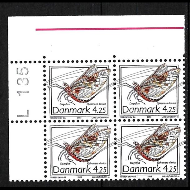 Danmark postfrisk marginalblok L1135