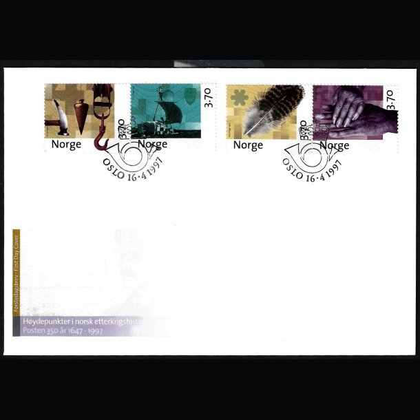 Norge FDC AFA 1247-1254