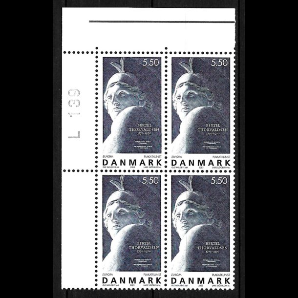 Danmark postfrisk marginalblok L1139