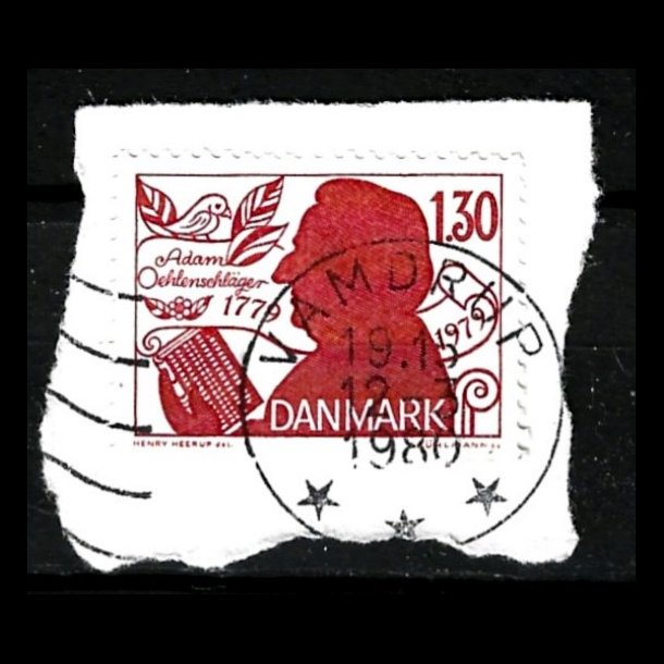 Brevklip m/bystempel Vamdrup 530