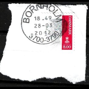 Brevklip m/bystempel Bornholm - 544