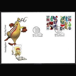 Norge FDC AFA 1261-1262