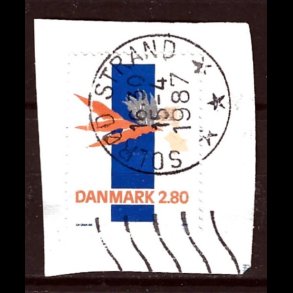 Brevklip m/bystempel Solr�d Strand 