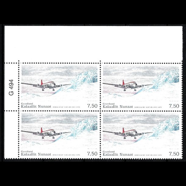 Grnland marginalblok postfrisk G 494