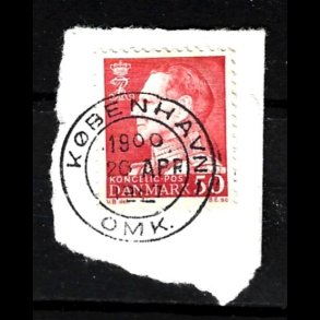 Brevklip m/bystempel K�benhavn - 571