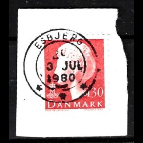 Brevklip m/bystempel Esbjerg - 572