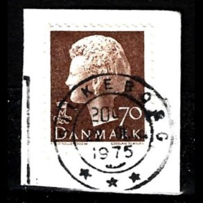Brevklip m/bystempel Silkeborg - 578