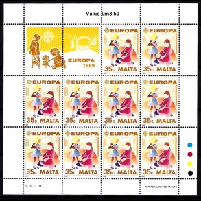 Malta postfrisk AFA 811-812 2 ark