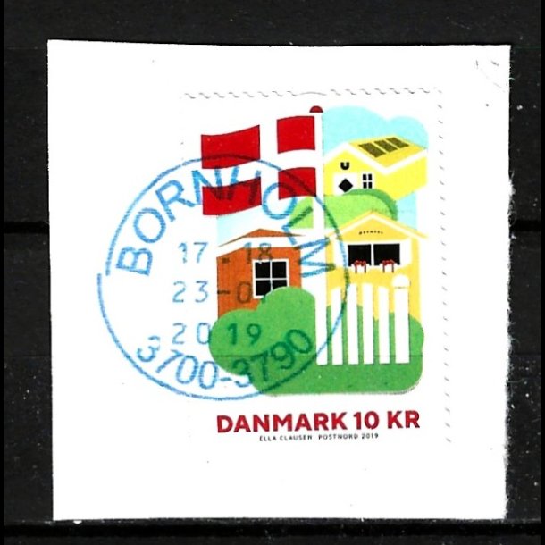 Brevklip m/bystempel Bornholm - 580