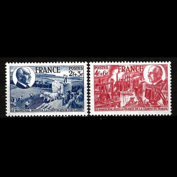 Frankrig postfrisk AFA 609-610