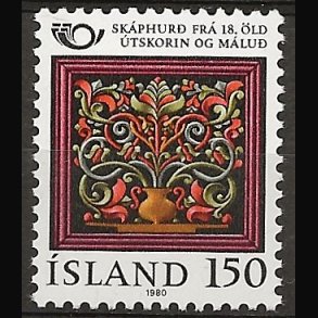 Island AFA 557 postfrisk