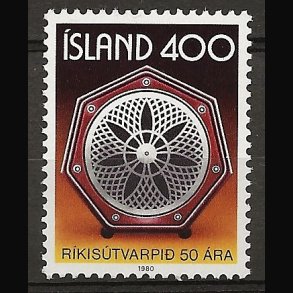 Island AFA 563 postfrisk
