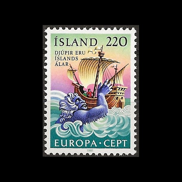 Island postfrisk AFA 567