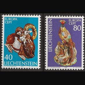Liechtenstein postfrisk AFA nr. 644-645