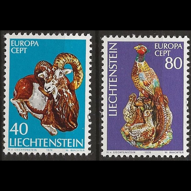 Liechtenstein postfrisk AFA nr. 644-645