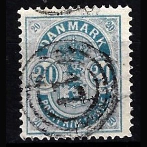 Danmark AFA 33 sm� hj�rnetal stemplet AFA 400,00