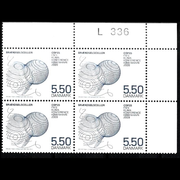 Danmark postfrisk marginalblok L1336