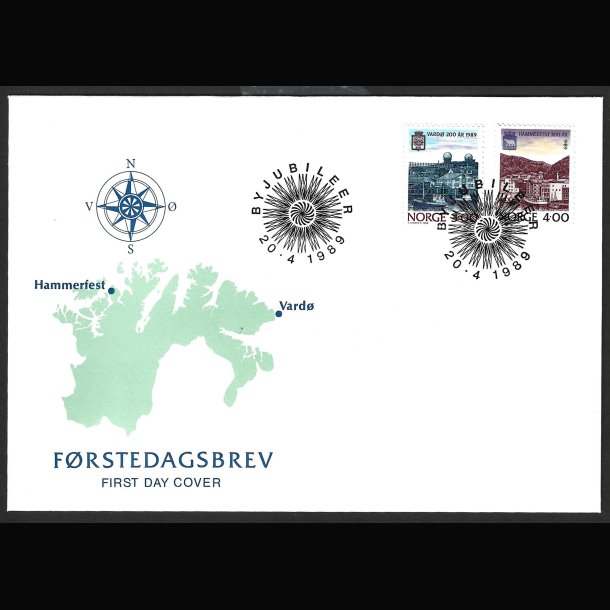 Norge FDC AFA 1013-1014