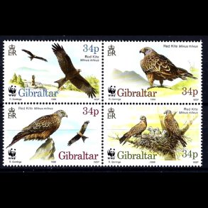 Gibraltar postfrisk AFA 773-776 sammentyk