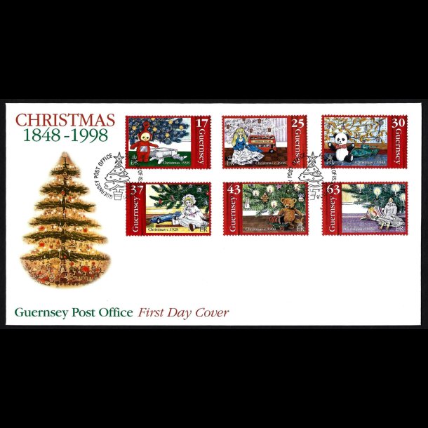 Guernsey AFA 783-788 FDC