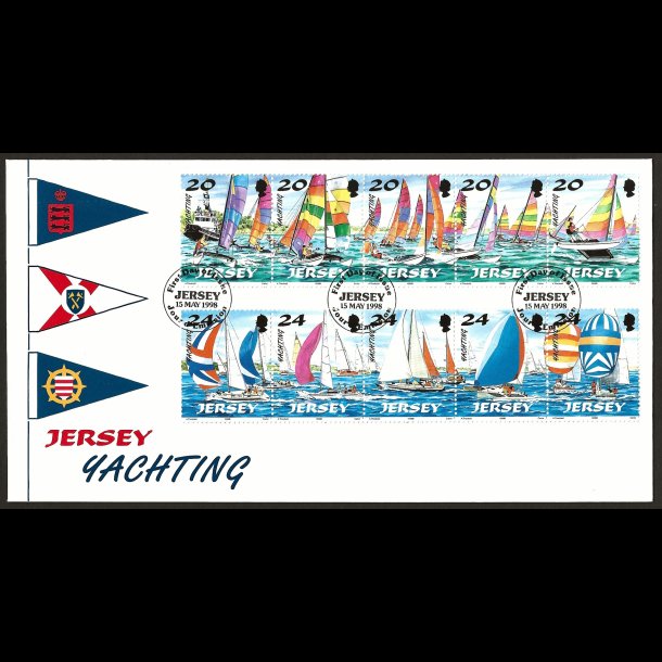 Jersey AFA 821-830 FDC