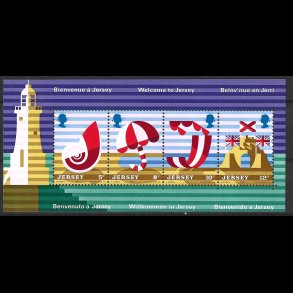 Jersey postfrisk AFA 112-115 miniark