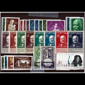 Portugal et lot ustemplede m�rker, AFA v�rdi kr. 7.641,00 for postfrisk