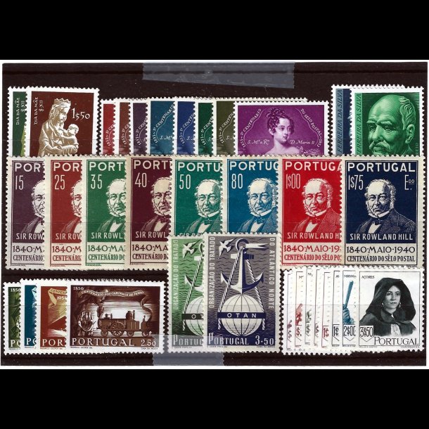 Portugal et lot ustemplede m�rker, AFA v�rdi kr. 7.641,00 for postfrisk