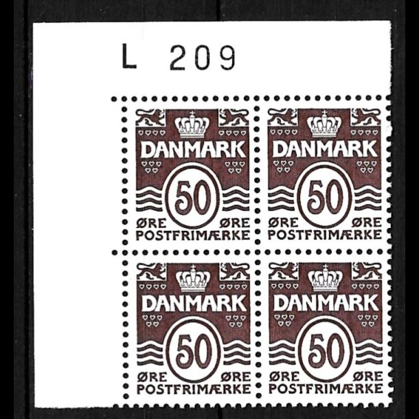 Danmark postfrisk marginalblok L1209