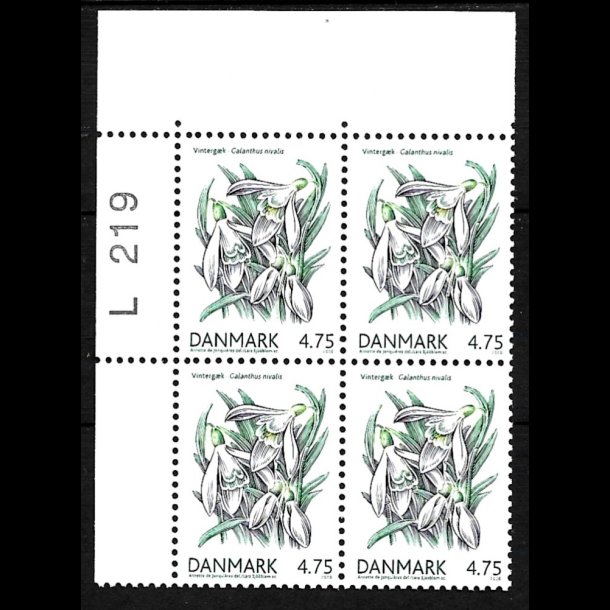 Danmark postfrisk marginalblok L1219