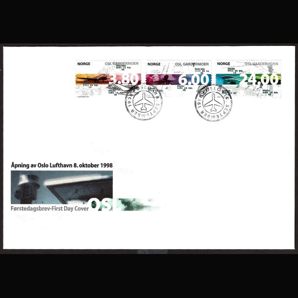 Norge FDC AFA 1290-1292