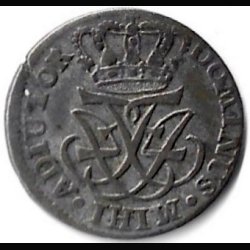 Danmark m�nt 1729, 4 sk., Fr. IV, Sieg 5, kval. 1