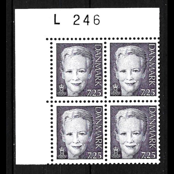 Danmark postfrisk marginalblok L1246