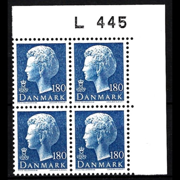 Danmark postfrisk marginalblok L445