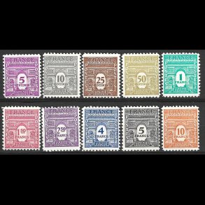 Frankrig postfrisk AFA 637-646