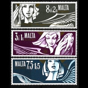 Malta postfrisk AFA 451-453