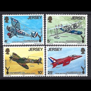 Jersey postfrisk AFA 121-124